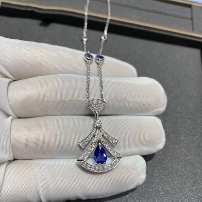 [Polaidi Jewelry]DREAM NECKLACE AGATE DIAMOND SILVER