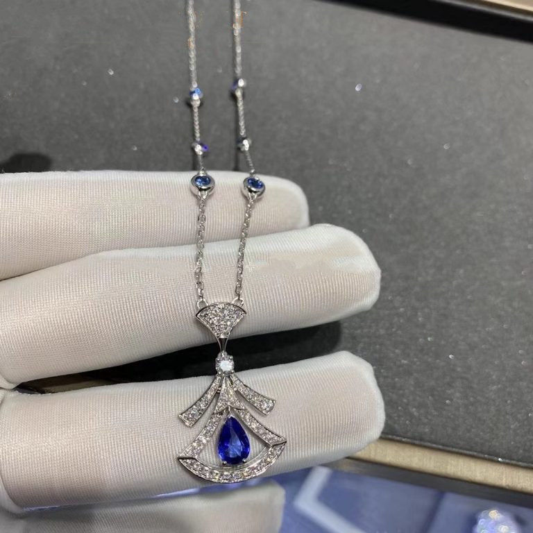 [Polaidi Jewelry]DREAM NECKLACE AGATE DIAMOND SILVER