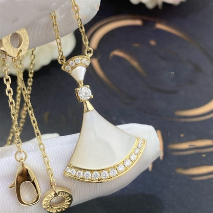 [Polaidi Jewelry]DREAM NECKLACE MOP GOLD DIAMOND