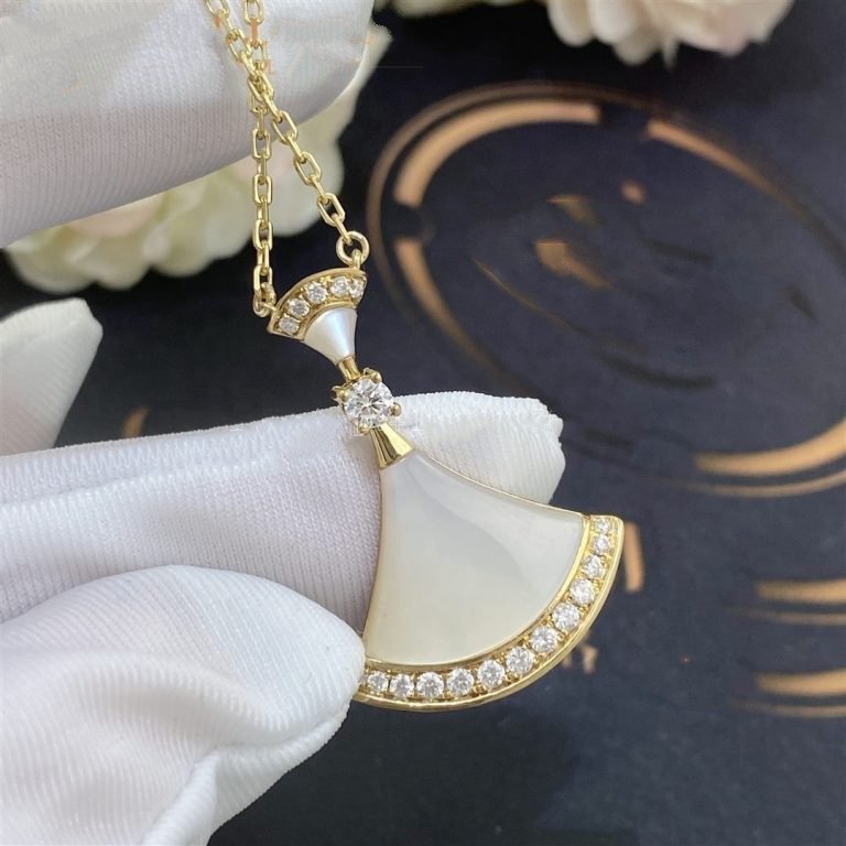 [Polaidi Jewelry]DREAM NECKLACE MOP GOLD DIAMOND