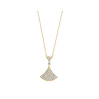 [Perlaura Jewelry ]DREAM NECKLACE GOLD FULL DIAMOND