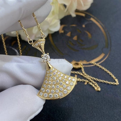 [Polaidi Jewelry]DREAM NECKLACE GOLD FULL DIAMOND