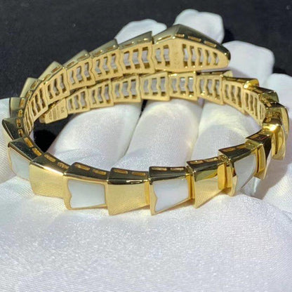 [：Polaidi]SERPENTI BRACELET MOP GOLD