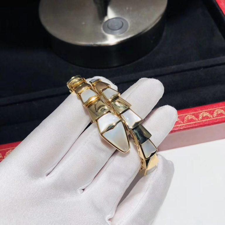 [：Polaidi]SERPENTI BRACELET MOP GOLD