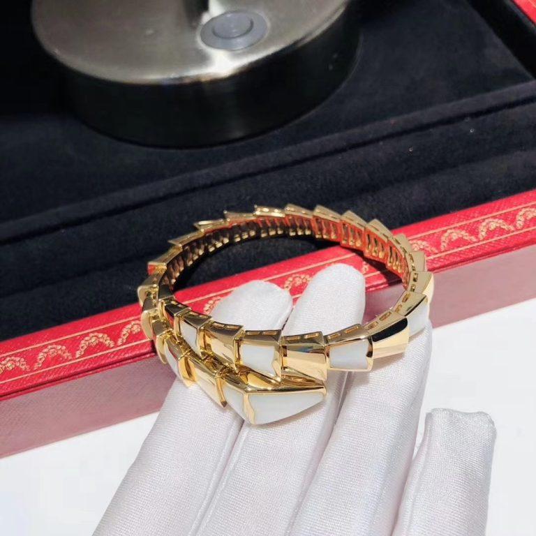 [：Polaidi]SERPENTI BRACELET MOP GOLD