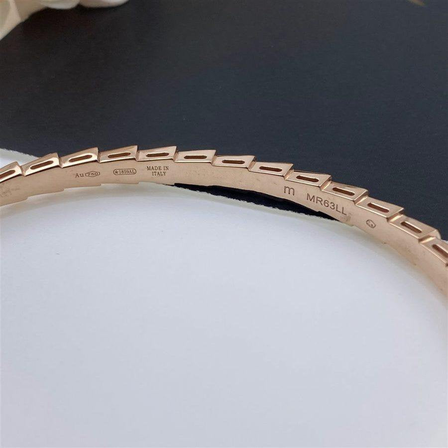 [：Polaidi]SERPENTI BRACELET PINK GOLD MOP DIAMOND