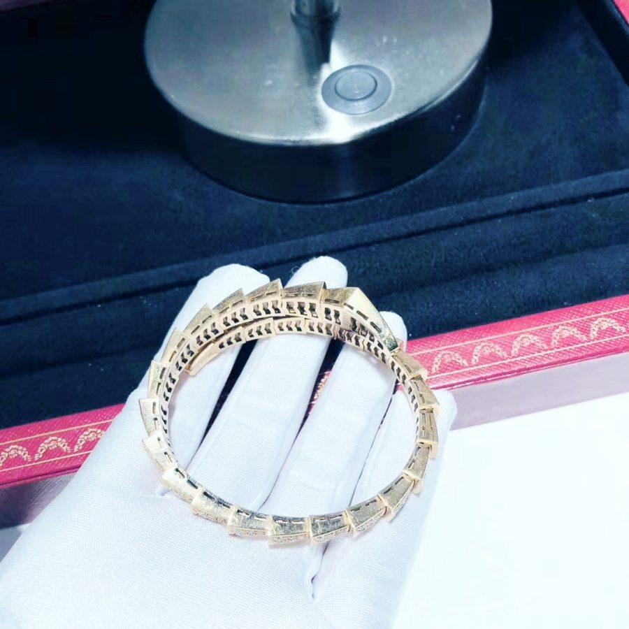 [：Polaidi]SERPENTI BRACELET 8MM PINK GOLD DIAMOND