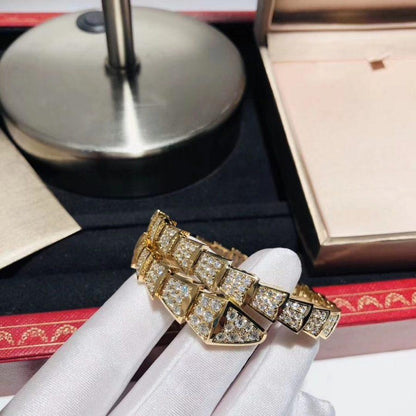 [：Polaidi]SERPENTI BRACELET 8MM GOLD DIAMOND