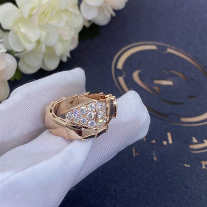 [Polaidi Jewelry]SERPENTI RING PINK GOLD DIAMOND
