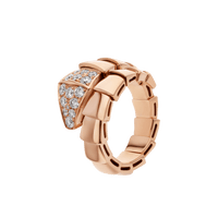 [Perlaura Jewelry ]SERPENTI RING PINK GOLD DIAMOND