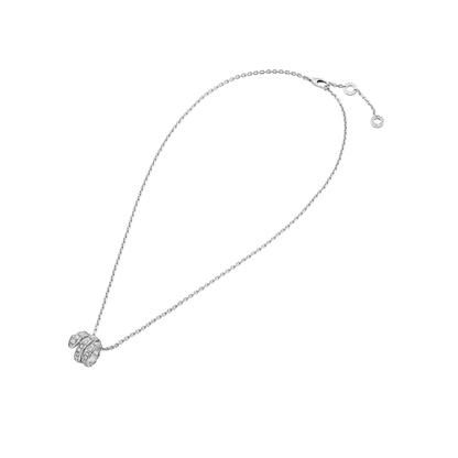 [Polaidi Jewelry]SERPENTI  NECKLACE DOUBLE RING DIAMOND
