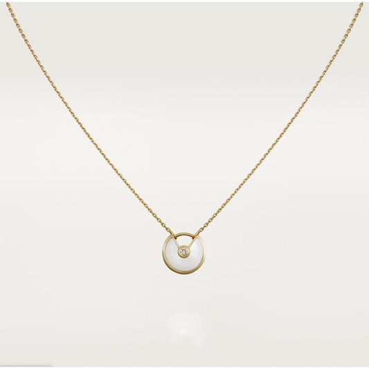[Polaidi Jewelry]AMULETTE ROSE GOLD MOP NECKLACE