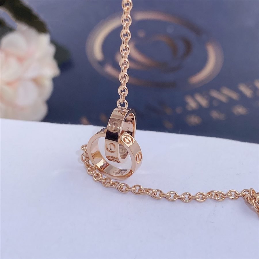 [Polaidi Jewelry]LOVE BRACELET DOUBLE RING