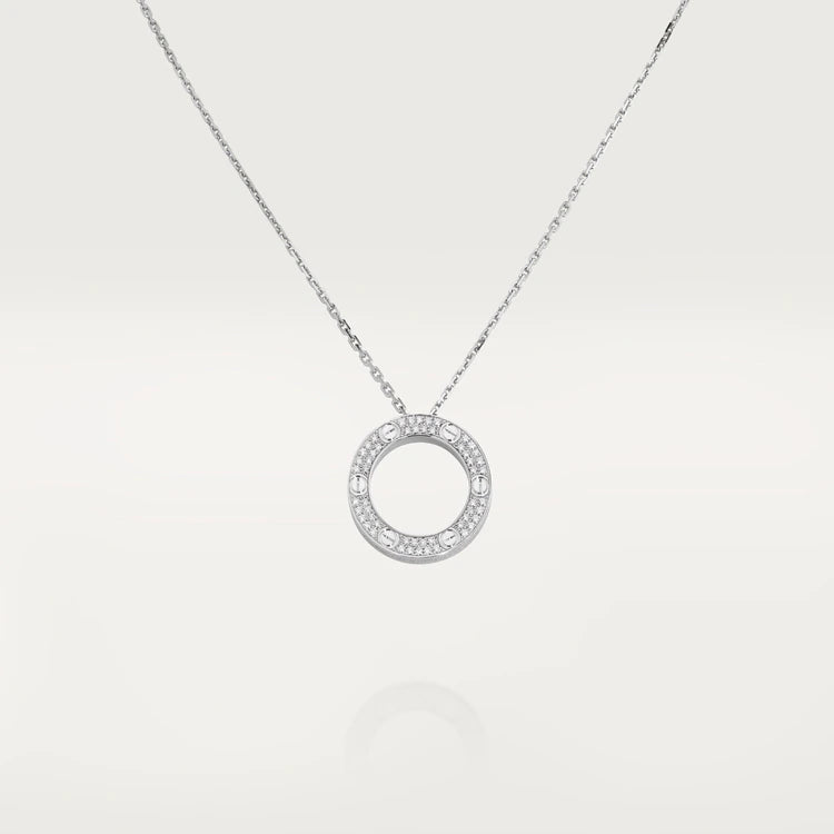 [：Polaidi Jewelry]LOVEネックレス アジャスタブルシルバー