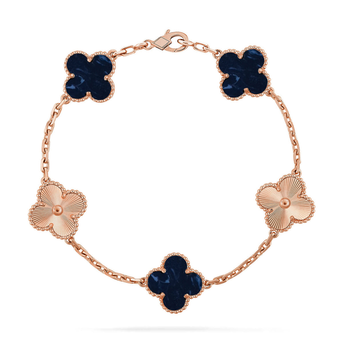 [Polaidi Jewelry]CLOVER 5 MOTIF PIETERSITE BRACELET COLLECTION