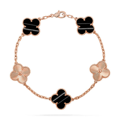 [Polaidi Jewelry] CLOVER 5 MOTIF PULSAR STONE BRACELET COLLECTION