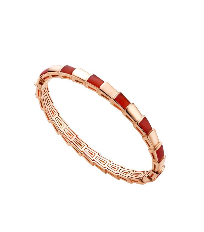 [：Polaidi]SERPENTI BRACELET PINK GOLD RUBELLITE