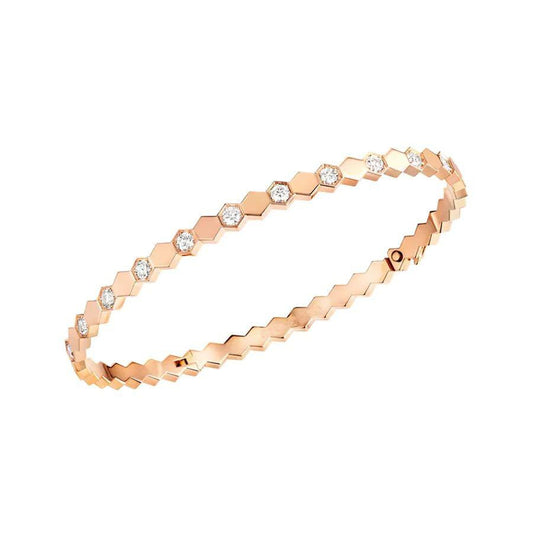 [：Polaidi Jewelry]BEE LOVE PINK GOLD DIAMOND BRACELET