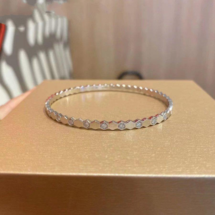 [：Polaidi Jewelry]BEE LOVE SILVER DIAMOND BRACELET