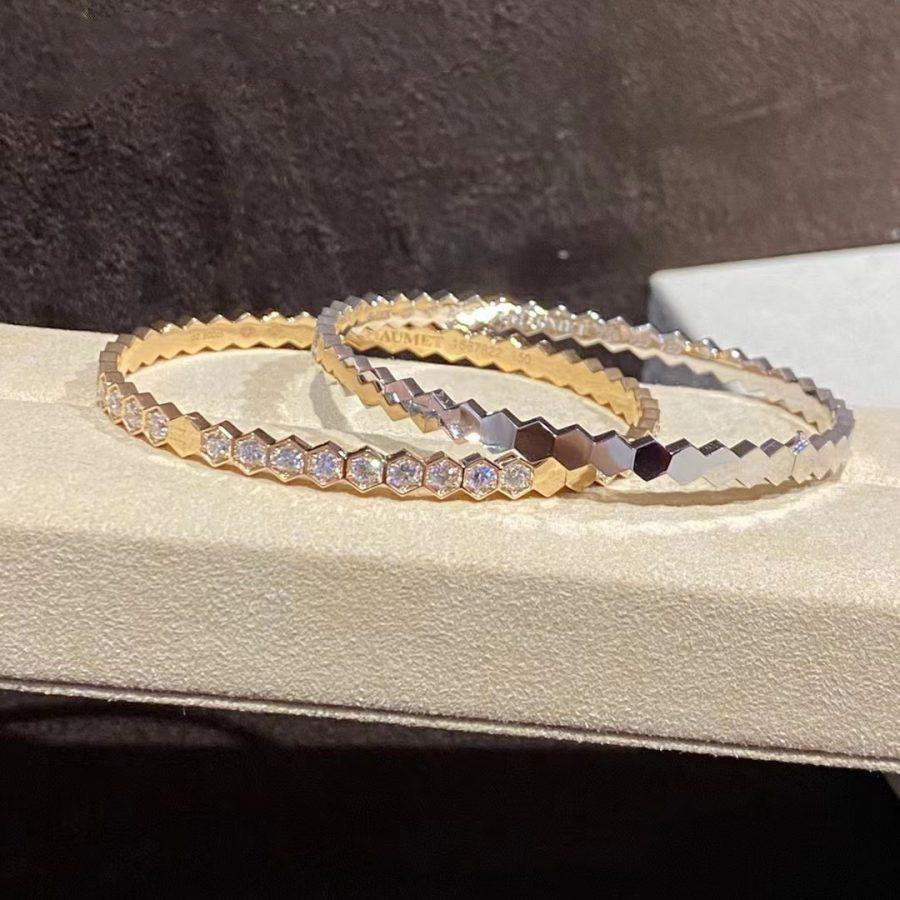 [Polaidi Jewelry]BEE LOVE GOLD BRACELET FULL DIAMOND