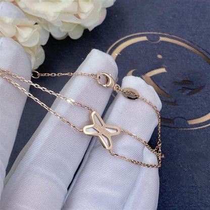 [：Polaidi Jewelry]JEUX BRACELET WHITE MOP PINK GOLD 1 DIAMOND