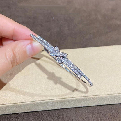[Polaidi Jewelry]JEUX DE BRACELET DIAMONDS SILVER