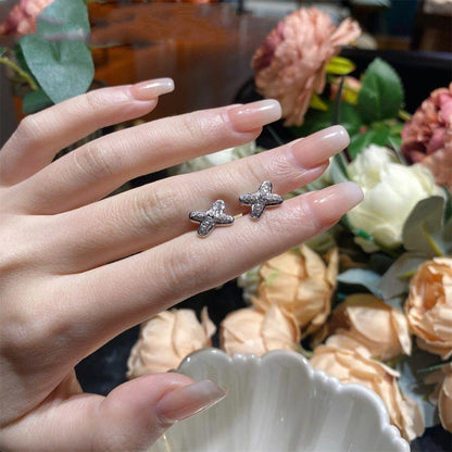 [：Polaidi Jewelry]シルバー ダイヤモンド イヤリングセット
