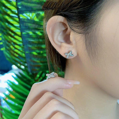 [：Polaidi Jewelry]シルバー ダイヤモンド イヤリングセット