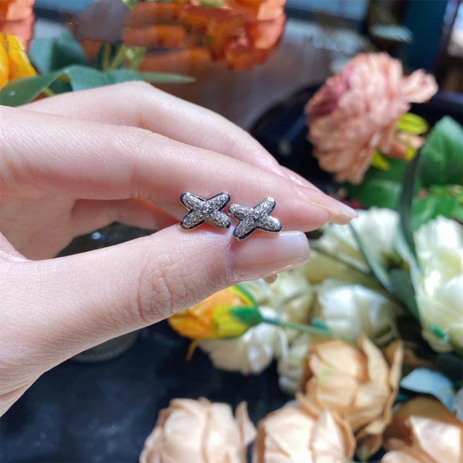 [：Polaidi Jewelry]シルバー ダイヤモンド イヤリングセット