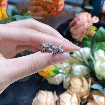 [：Polaidi Jewelry]シルバー ダイヤモンド イヤリングセット