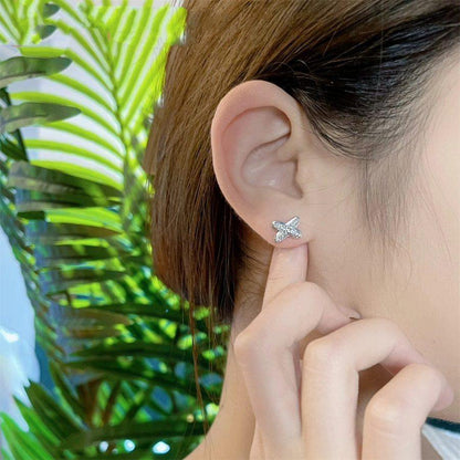 [：Polaidi Jewelry]シルバー ダイヤモンド イヤリングセット