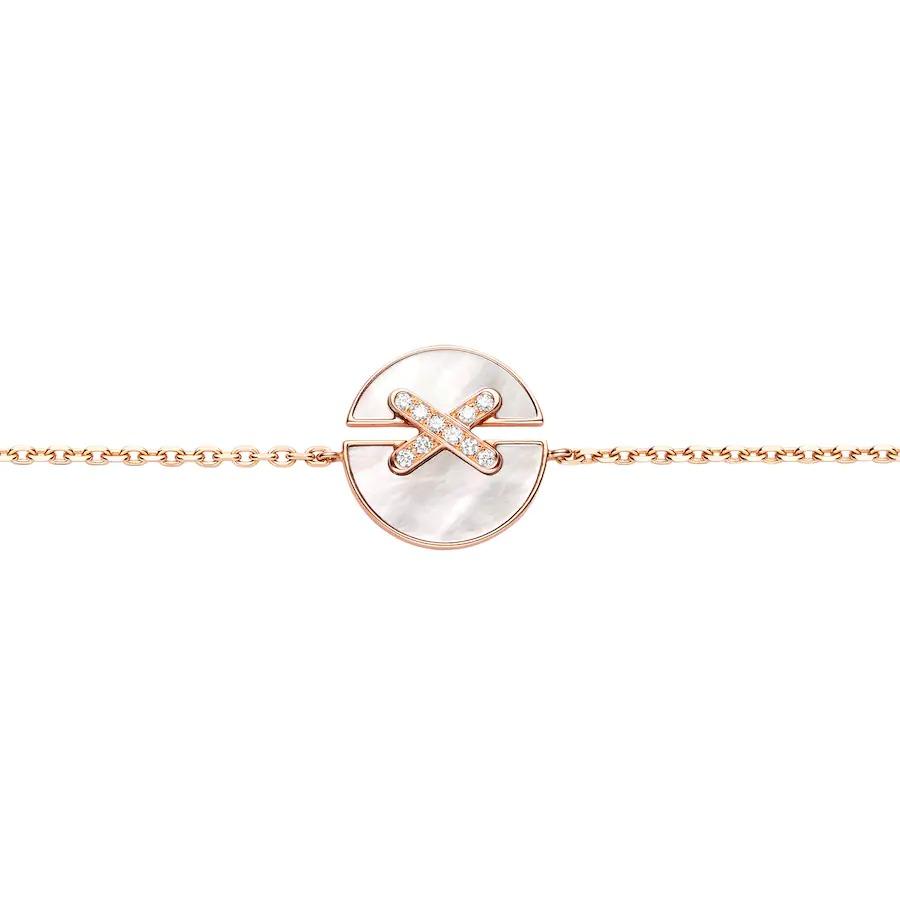 [：Polaidi Jewelry]JEUX DE BRACELET MOP PINK GOLD DIAMONDS