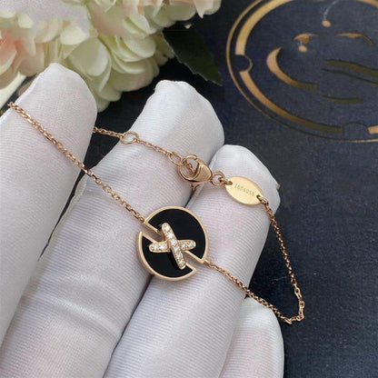 [：Polaidi Jewelry]JEUX DE BRACELET ONYX PINK GOLD DIAMOND