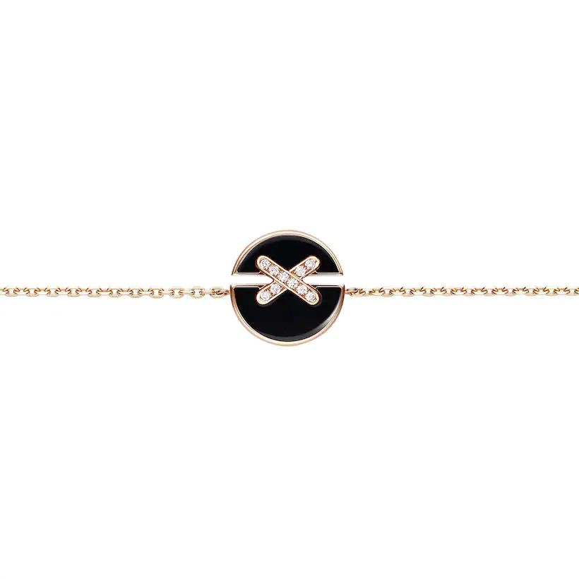 [Polaidi Jewelry]JEUX DE BRACELET ONYX PINK GOLD DIAMOND