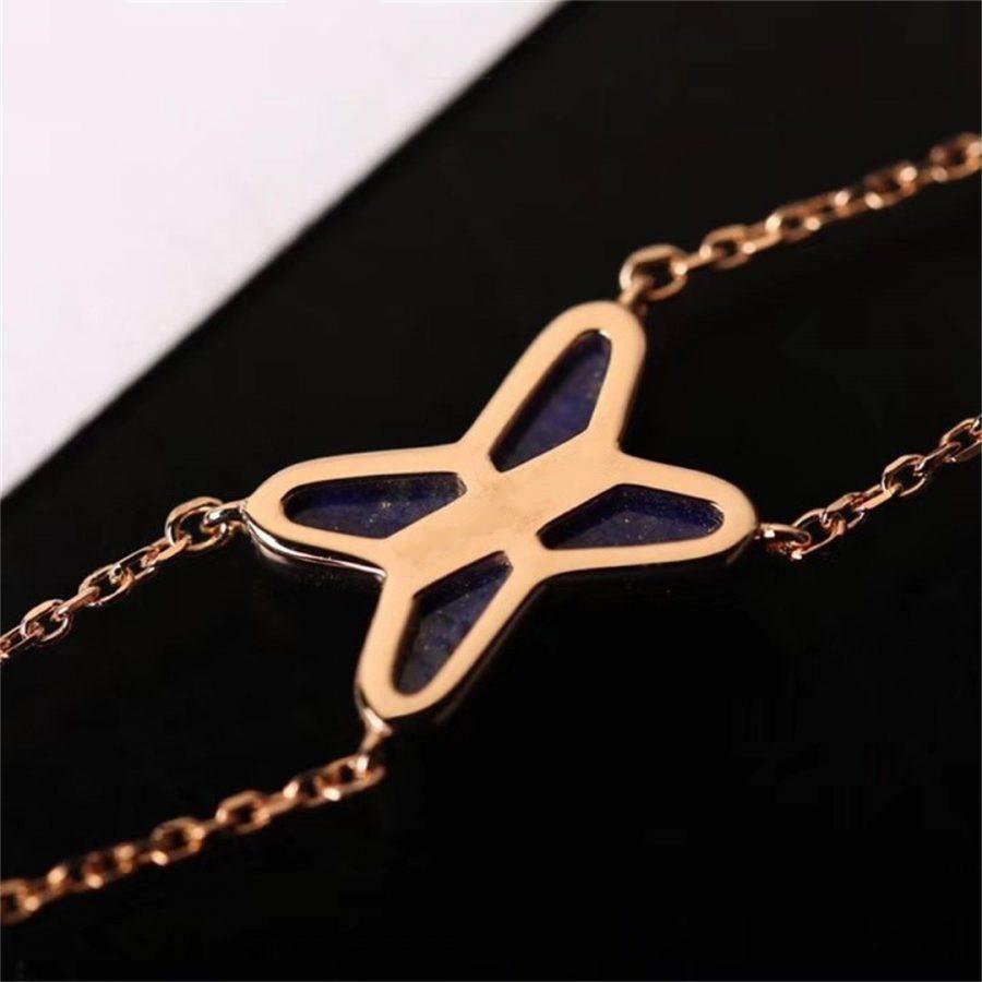 [：Polaidi Jewelry]Hollow Design Four-Leaf Clover Flower Shape Bracelet