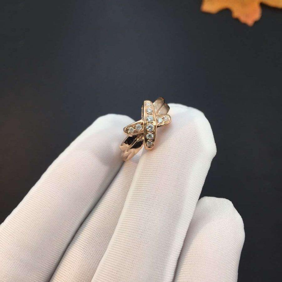 [Polaidi Jewelry]JEUX DE PINK GOLD DIAMOND RING