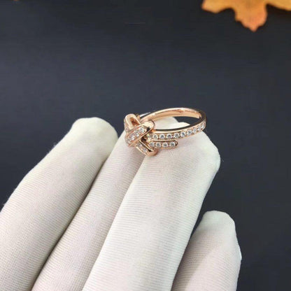 [Polaidi Jewelry]JEUX DE RING PINK GOLD DIAMOND