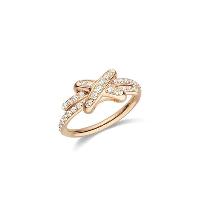[Polaidi Jewelry]JEUX DE RING PINK GOLD DIAMOND