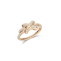 [Perlaura Jewelry ]JEUX DE RING PINK GOLD DIAMOND