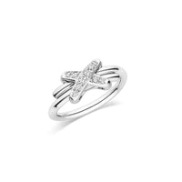 [Perlaura Jewelry ]JEUX DE SILVER DIAMOND RING