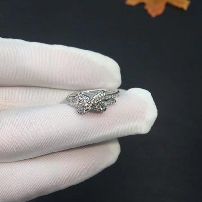 [Polaidi Jewelry]JEUX DE SILVER DIAMOND RING