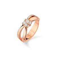 [Perlaura Jewelry ]LIENS RING PINK GOLD DIAMOND