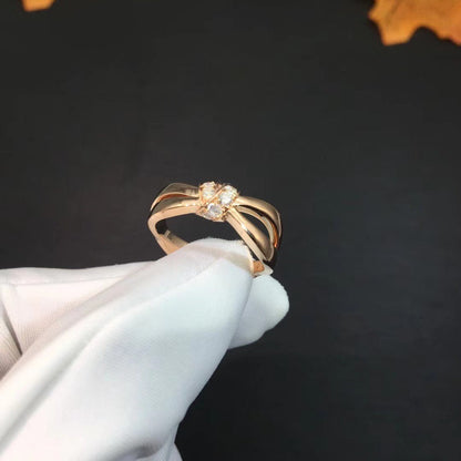 [：Polaidi Jewelry]LIENS RING PINK GOLD DIAMOND