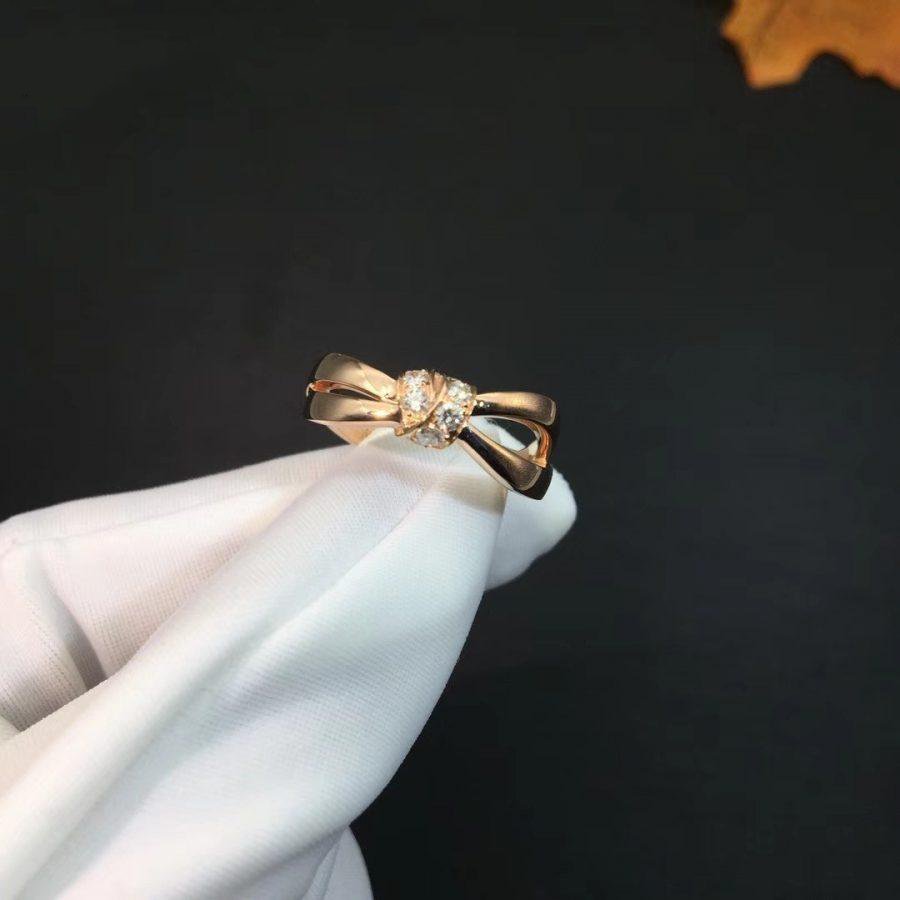 [：Polaidi Jewelry]LIENS RING PINK GOLD DIAMOND