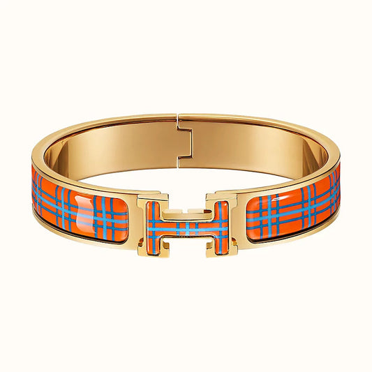 [：Polaidi Jewelry]H TARTAN BRACELET 12MM