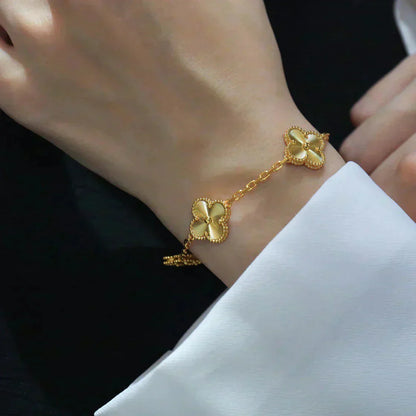 [Polaidi Jewelry] CLOVER 5 MOTIF LASER ブレスレット コレクション