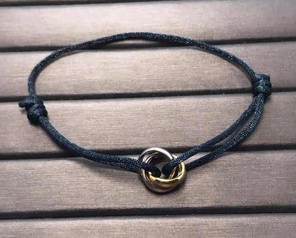 [：Polaidi Jewelry]THREE-RING WRISTBAND-COUPLE STYLE
