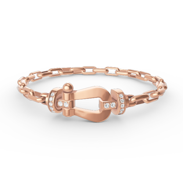 [Polaidi Jewelry]FORCE LARGE HORSESHOE CLASP  METAL BRACELET