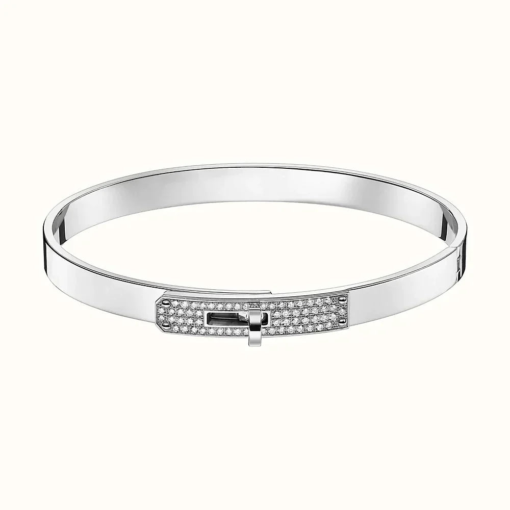 [：Polaidi Jewelry]KELLY SILVER DIAMOND BRACELET