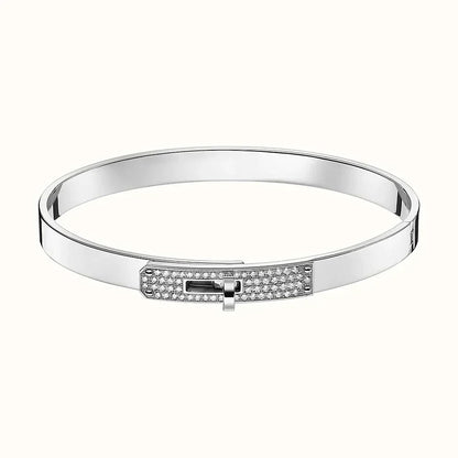 [：Polaidi Jewelry]KELLY SILVER DIAMOND BRACELET